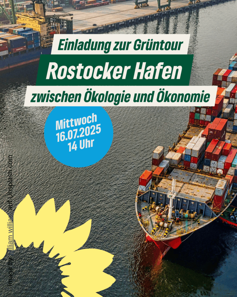 Grüntour durch den Rostocker Hafen