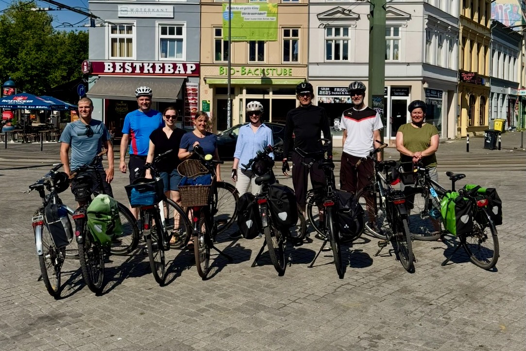 Vor dem Start zu einer Stardtradel-Tour